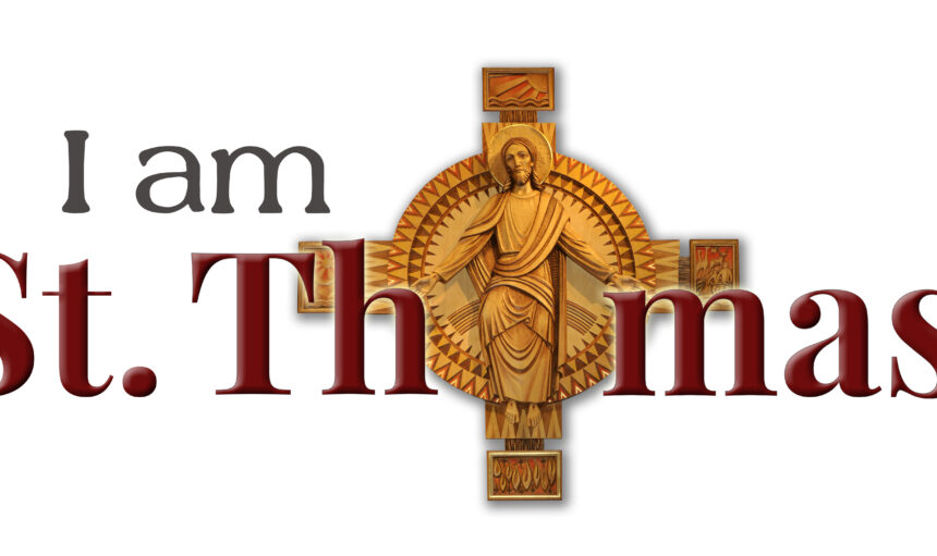 I am St. Thomas wo celebrating