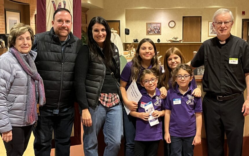 Three generations of the Doyle family includes 4 children’s choir members!